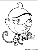 Gus Rocket Monkeys Coloring Page 