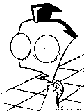 Human Invaderzim Coloring Page 