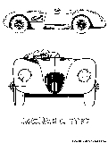 Jaguar C Type Coloring Page 