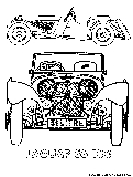 Jaguar Ss 100 Coloring Page 