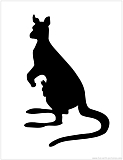 kangaroo3 silhouette