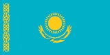Kazakhstan Flag  Coloring Page
