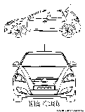 Kia Ceed Coloring Page 