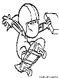 Kickbuttowski Bookskill Coloring Page 