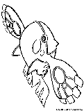 Kyogre Coloring Page 