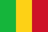 Mali Flag  Coloring Page