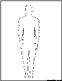 man outline