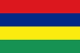 Mauritius Flag  Coloring Page