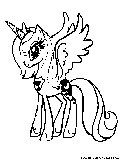 Mylittlepony Princessluna Coloring Page 