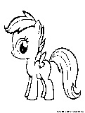 Mylittlepony Scootaloo Coloring Page 