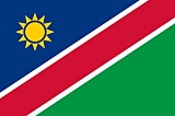 Namibia Flag  Coloring Page