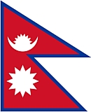 Nepal Flag  Coloring Page