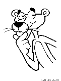 Pinkpanther Coloring Page 