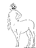 Pumpkincentaur Coloring Page 