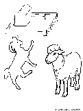 Ram Ewe Coloring Page 