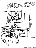 Regular Show Mordecai Coloring Page 