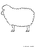 Sheep Coloring Page 