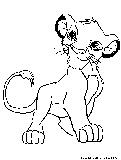 Simba Coloring Page 