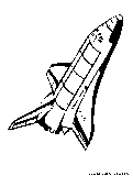 Space Shuttle Coloring Page 
