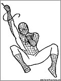 Spidey Coloring Page 