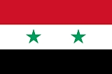 Syria Flag  Coloring Page