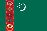 Turkmenistan Flag  Coloring Page