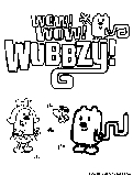 Wowwowwubbzy Logo Coloring Page 