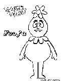 Yogabbagabba Foofa Coloring Page 