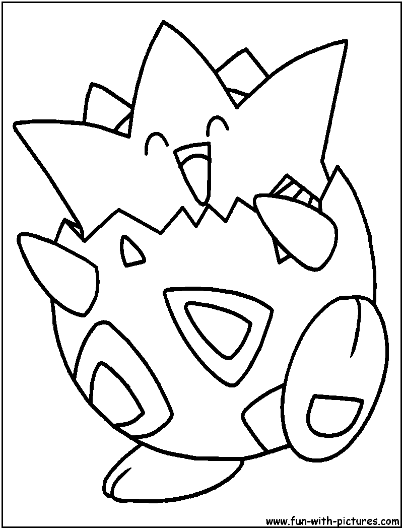 Togepi Coloring Page 