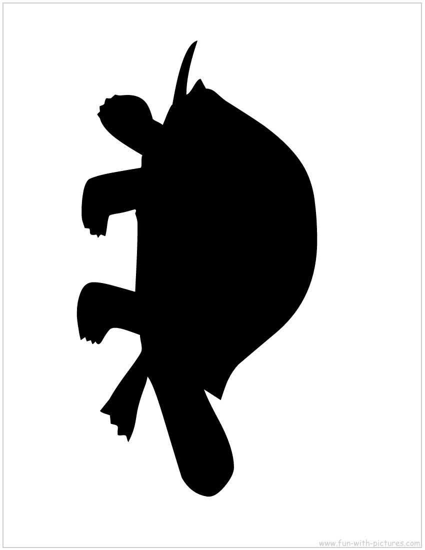 clipart turtle black and white - photo #40
