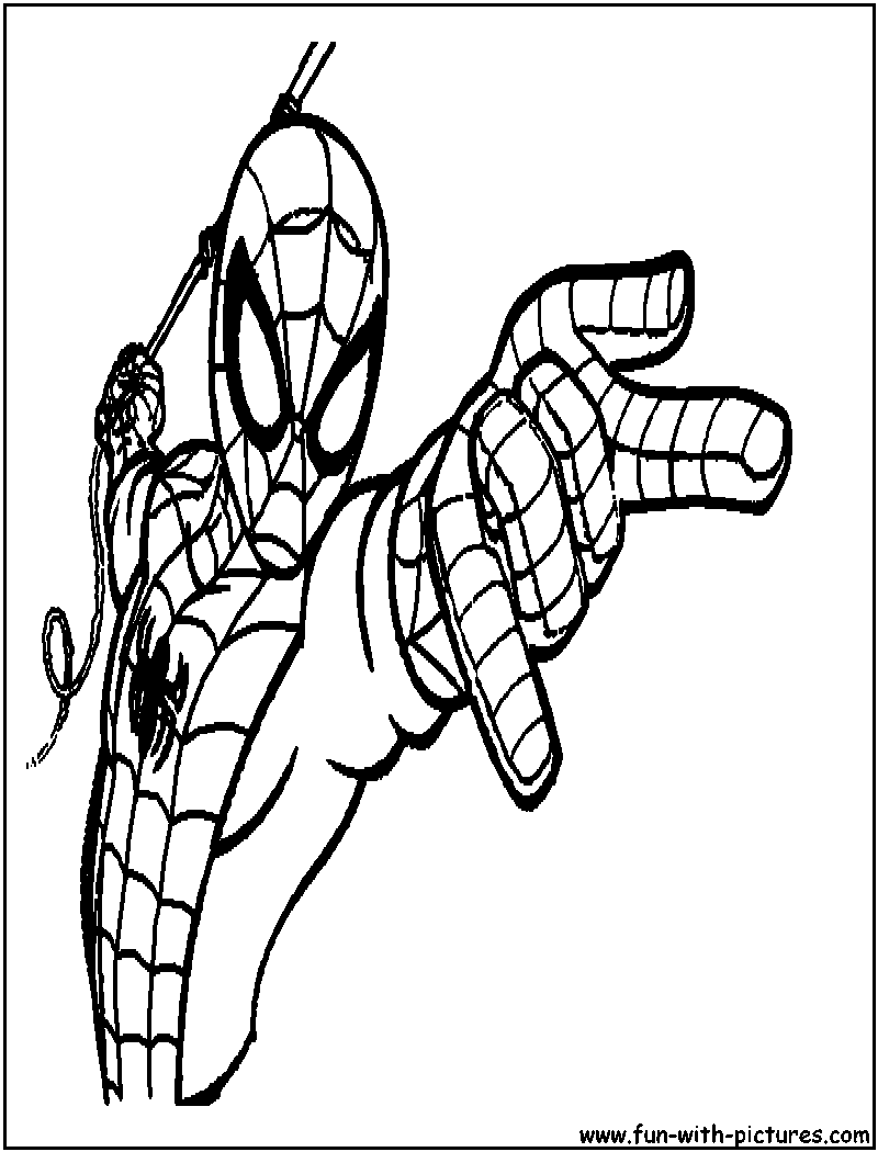 ultimate spiderman coloring pages - photo #1