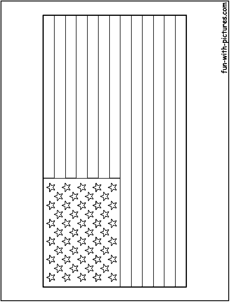 u s flag coloring pages - photo #47