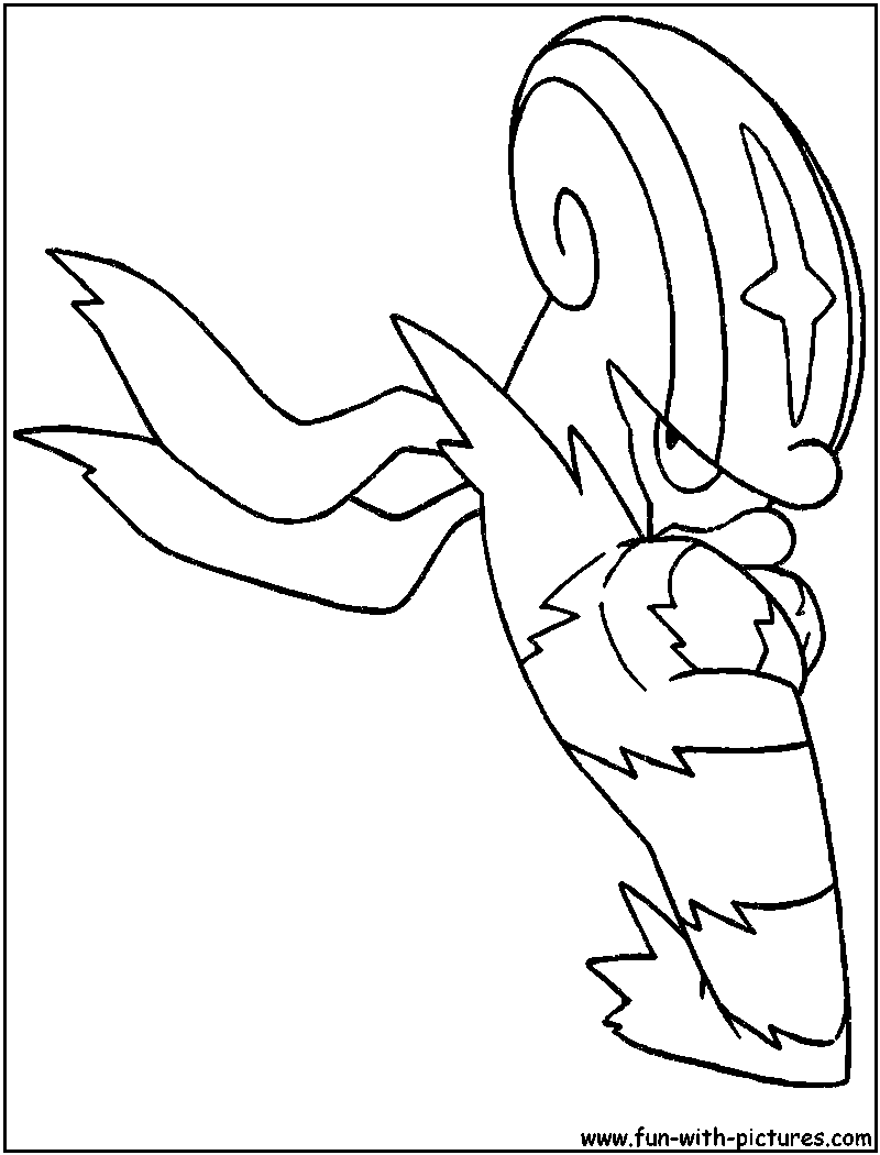 Accelgor Coloring Page 