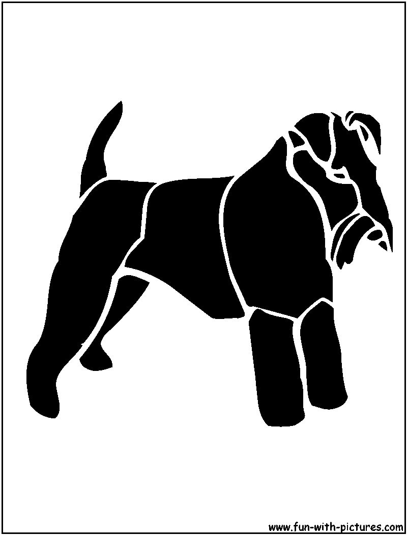 Airedale Stencil