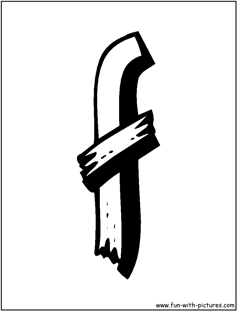 Alphabet F Coloring Page 