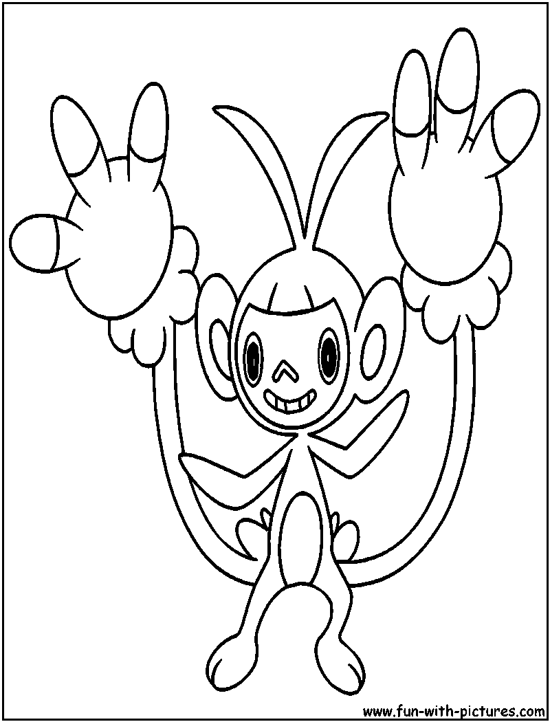 Ambipom Coloring Page 