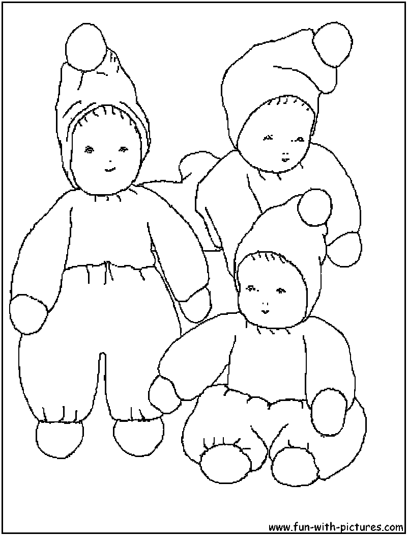 Baby Cartoon Picture Coloring Page3 