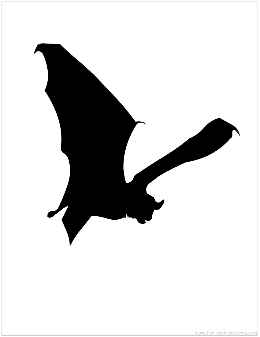 Free Printable Bat Silhouette Free Printable Bat Silhouette