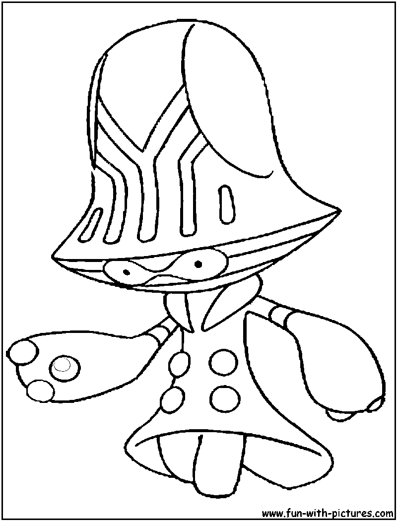 Beheeyem Coloring Page 