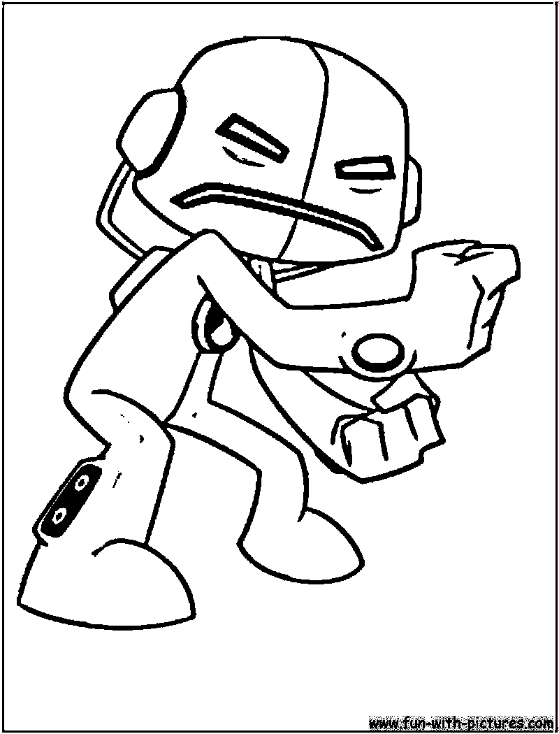 Ben10alien Echo Coloring Page 