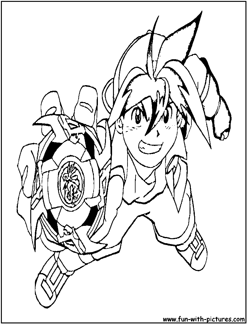 Beyblade Tyson Dragoon Coloring Page 