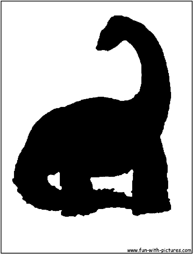 Brontosaurus2 Silhouette