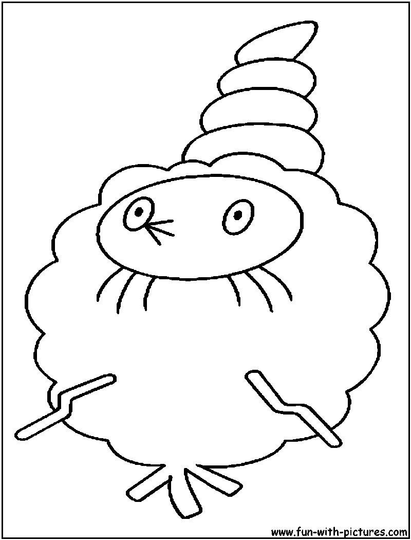 Burmy Trash Coloring Page 