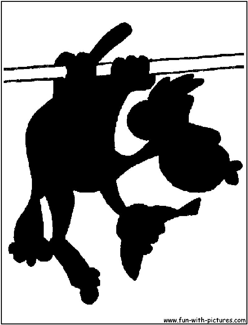 Cartoonmonkey Silhouette