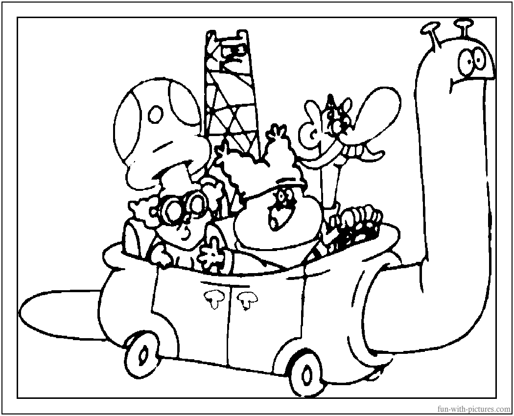 Chowder Characters Coloring Page