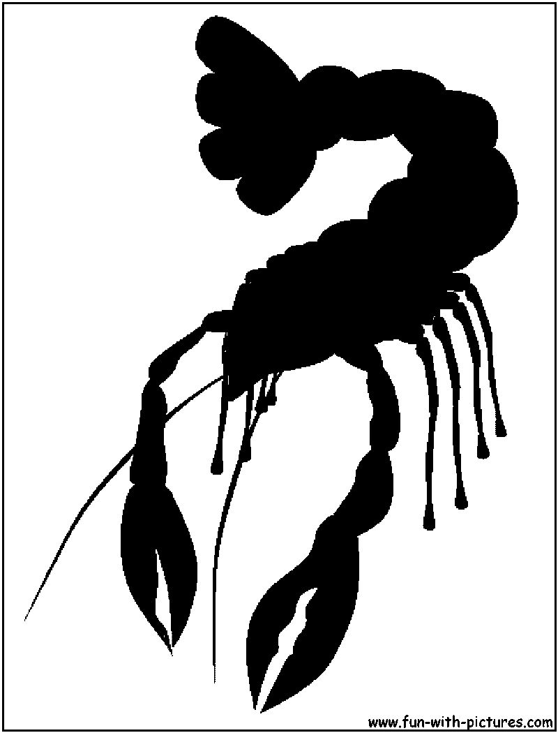 Crawfish Silhouette