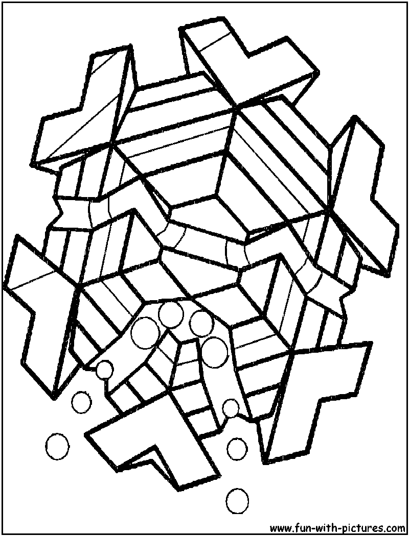 Cryogonal Coloring Page 