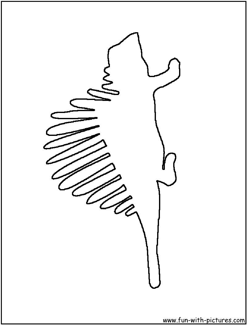 Dinosaur Outline Coloring Page4 