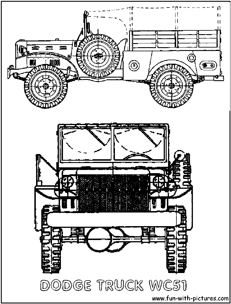 Dodge Truck Coloring Page 