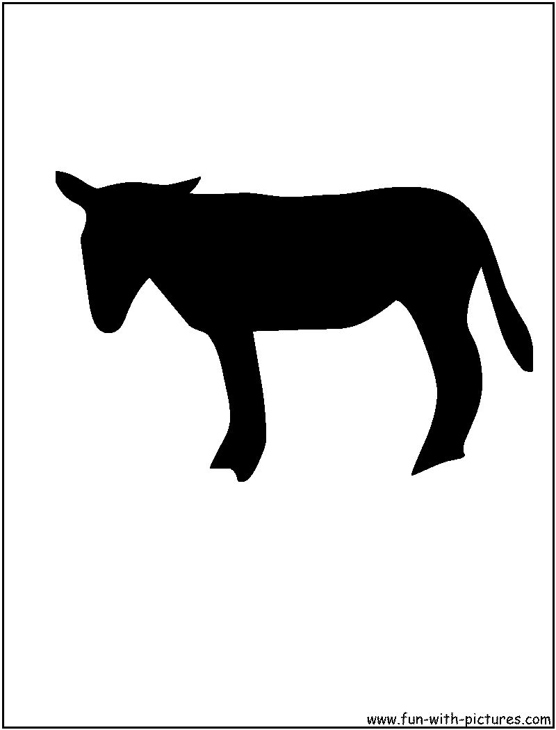 Donkey Silhouette